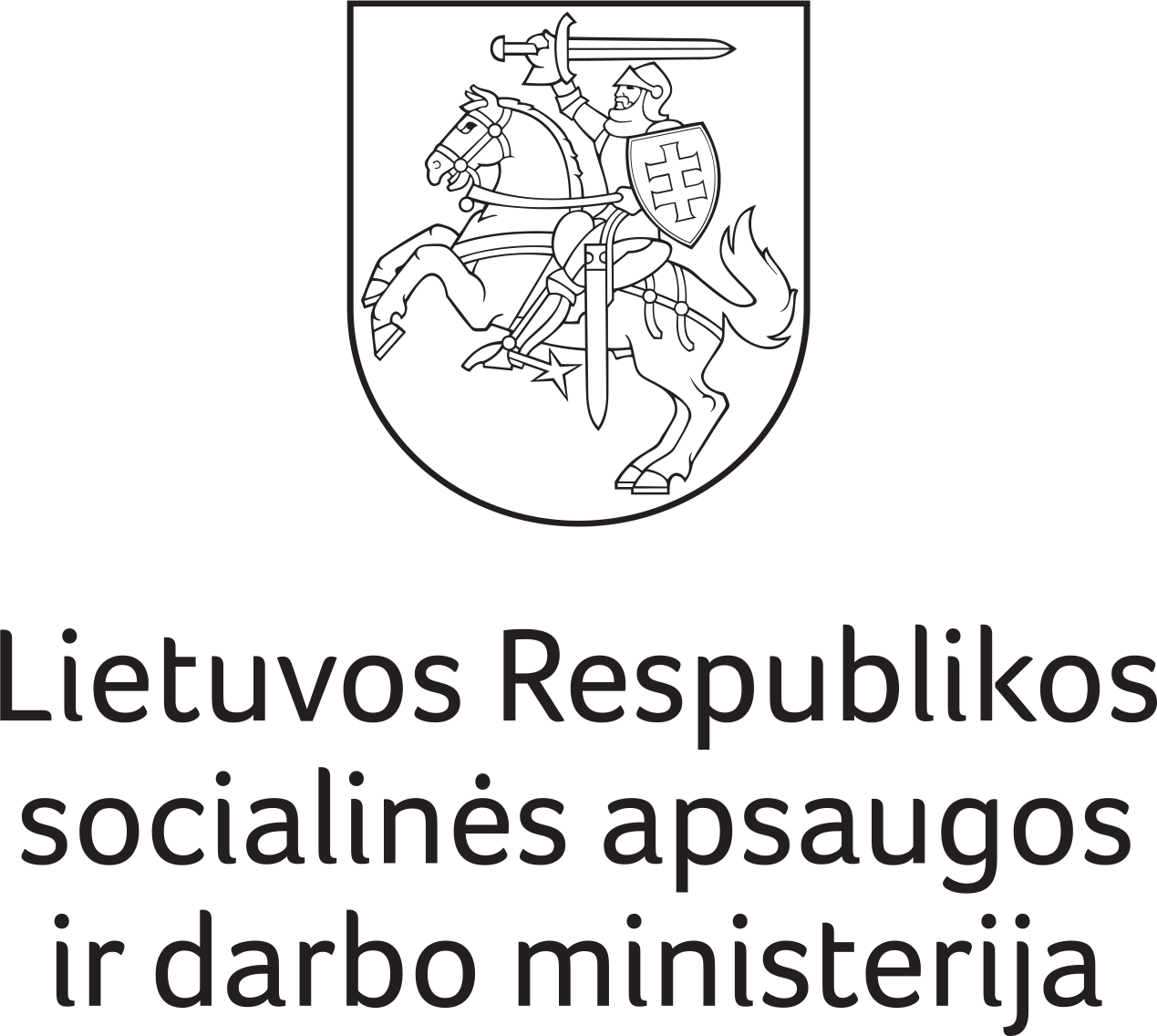 Socialinės apsaugos ir darbo ministerijos logotipas