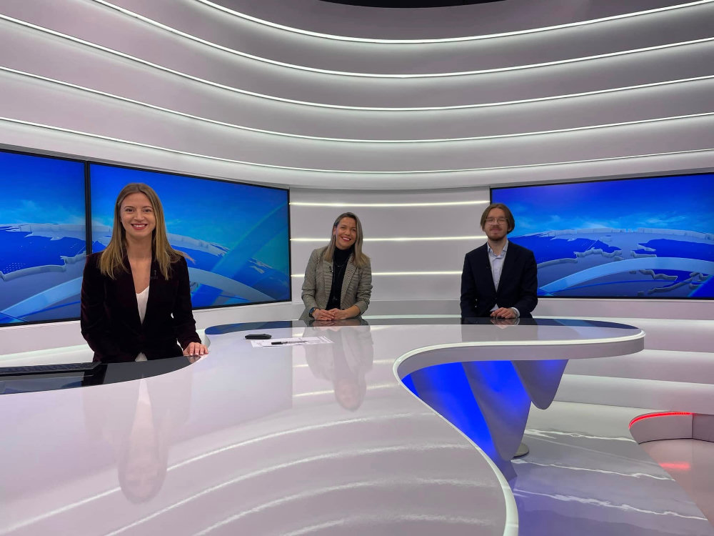 Nuotrauka iš laidos LNK studijoje